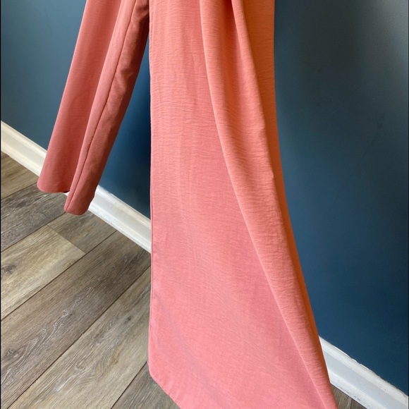 Spaghetti Strap Orange Jumpsuit Size L - Picture 5 of 9